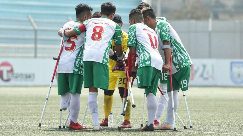 Tim Nasional Sepak Bola Amputasi Indonesia Lolos ke Piala Dunia