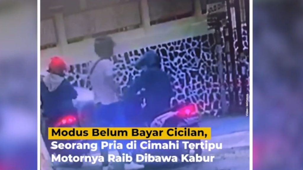Debt Collector Gadungan Rampas Motor Warga Cimahi, Polisi Buru Pelaku