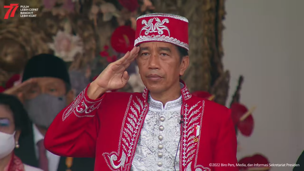 Presiden Gunakan Baju Adat Dolomani, Provinsi Sulawesi Tenggara