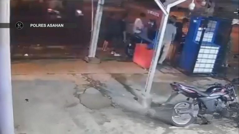 Geng Motor Serang Remaja di Asahan