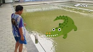 Mau Mancing Ikan, Eh Malah Dapat Buaya