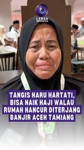 Tangis Haru Hartati, Bisa Naik Haji Walau Rumah Hancur Diterjang Banjir Aceh Tamiang