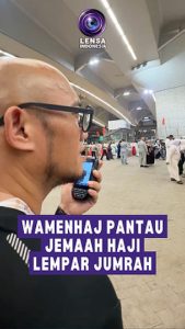 Wamenhaj Pantau Jemaah Haji Lempar Jumrah
