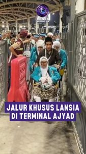 Jalur Khusus Lansia di Terminal Ajyad