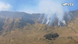 Kebakaran Gunung Bromo Meluas, Luas Lahan Terbakar Capai 10 Hektare
