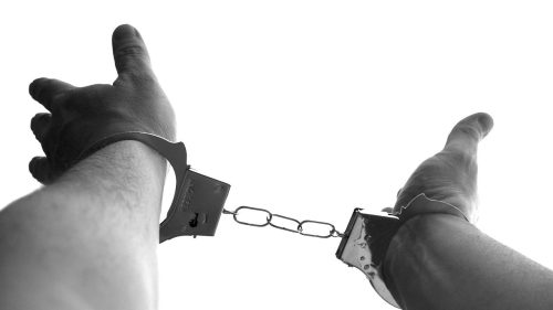 handcuffs, caught, crime